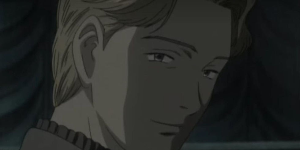 Johan Liebert from Monster looking at Dr Tenma