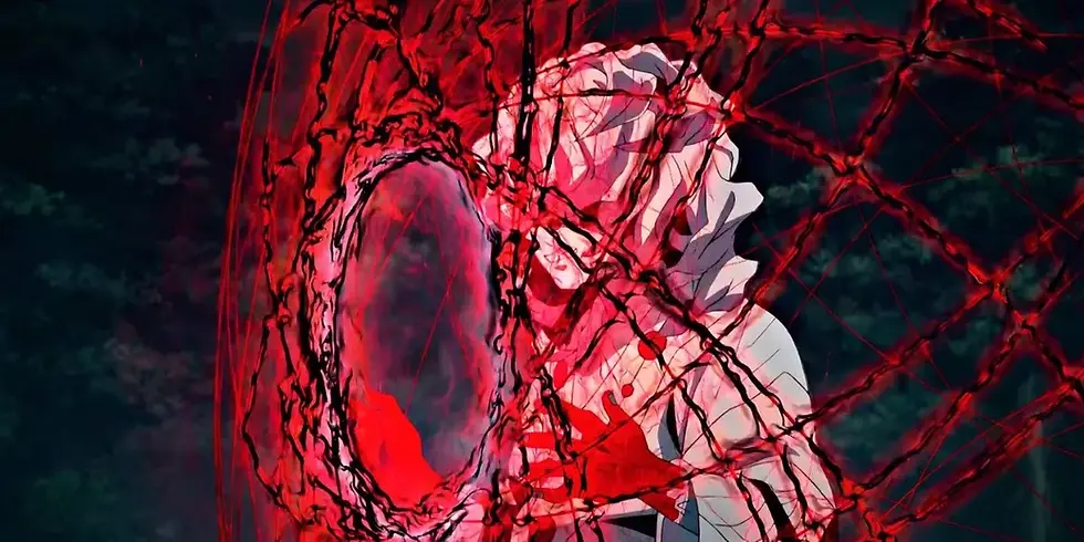 Rui creates a shield using his BDA