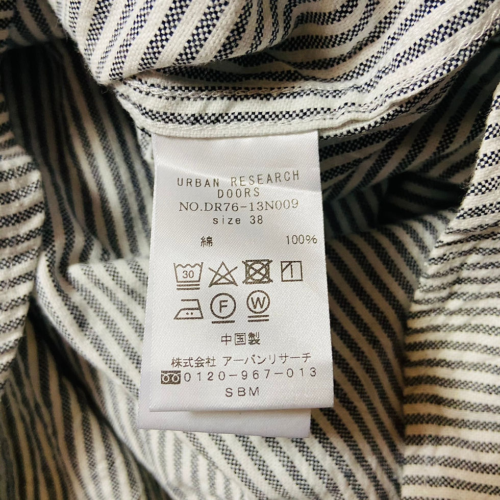 サムネイル： URBAN RESEARCH DOORS シャツ