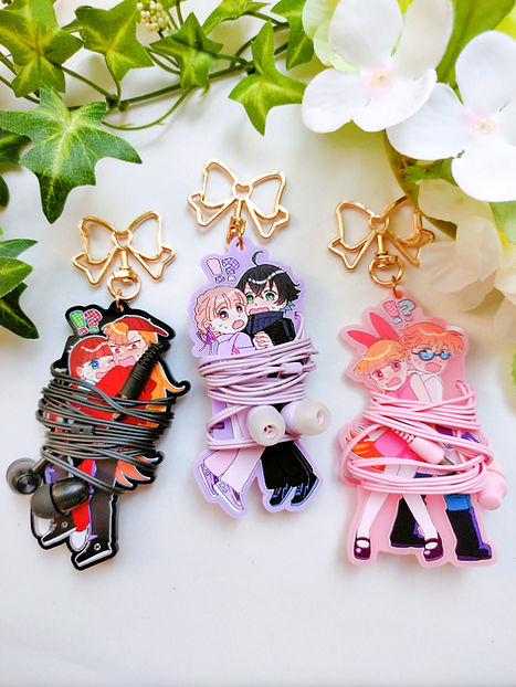 Bound Couple Solid Acrylic Earbuds Holder | Ai No Uta │ AiTommy