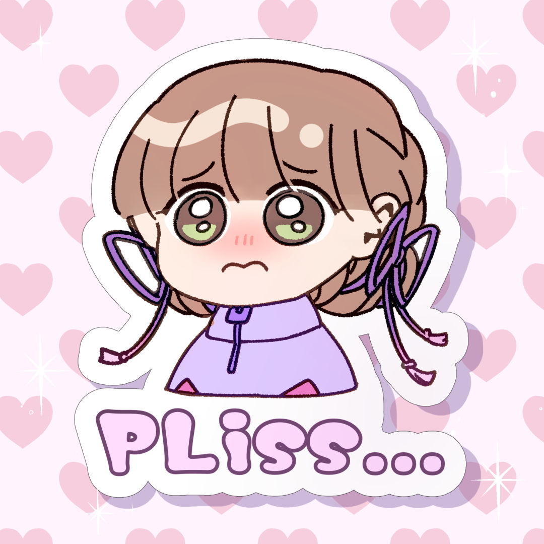 Pliss Shino-chan Vinyl Sticker