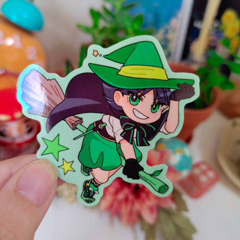 Thumbnail: Witch Girls Vinyl Stickers