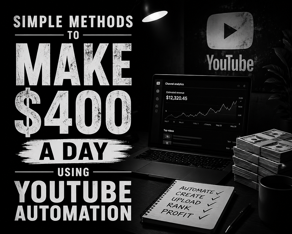 Unlocking $400 a Day: Essential Strategies and Tools for Effective YouTube Automation