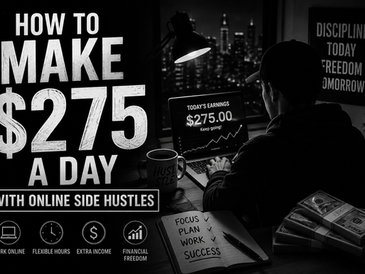Unlock Your Potential: Effective Online Side Hustles to Earn $275 a Day