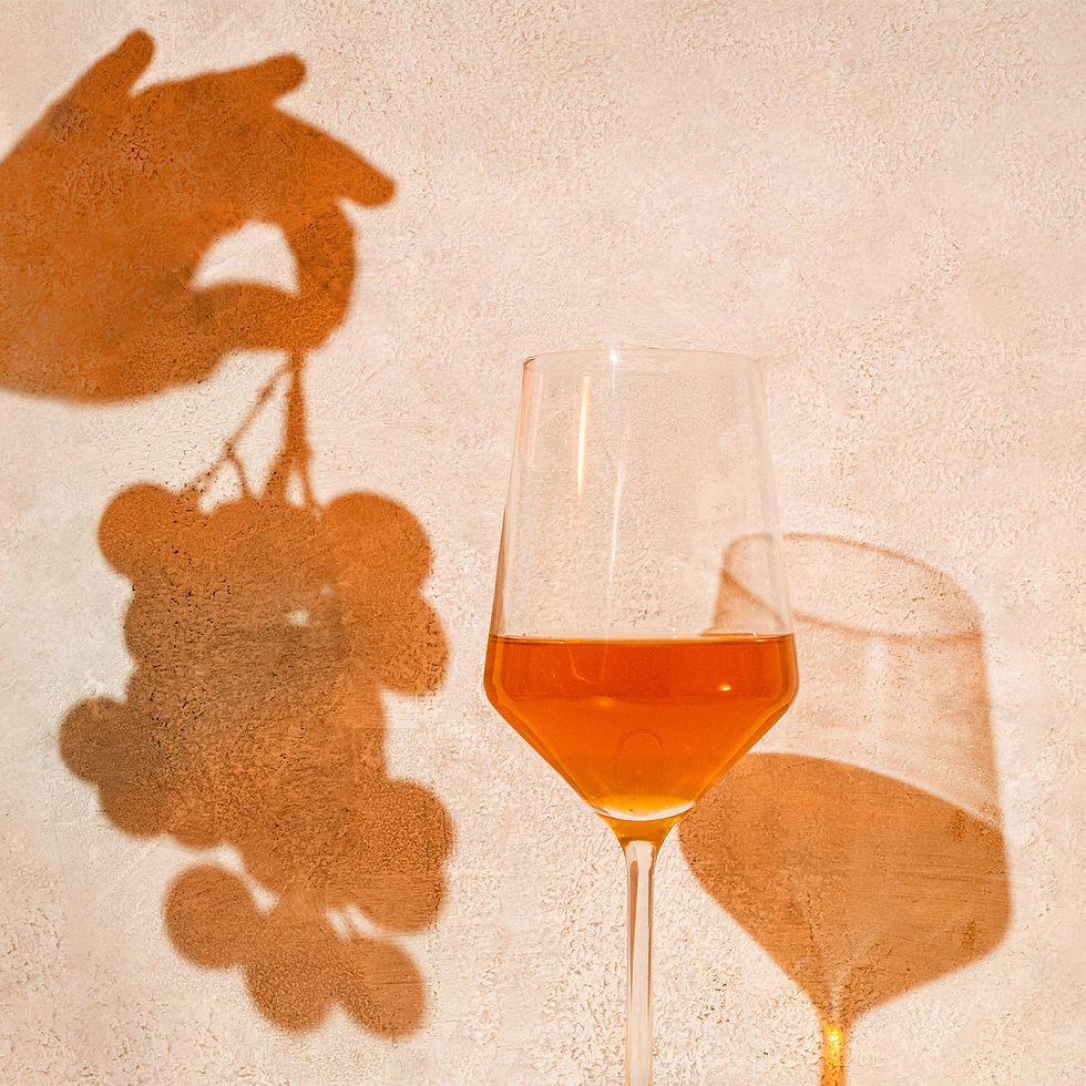 Orange wine with Or-ange