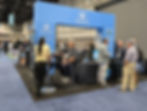 Lots of activity at our booth