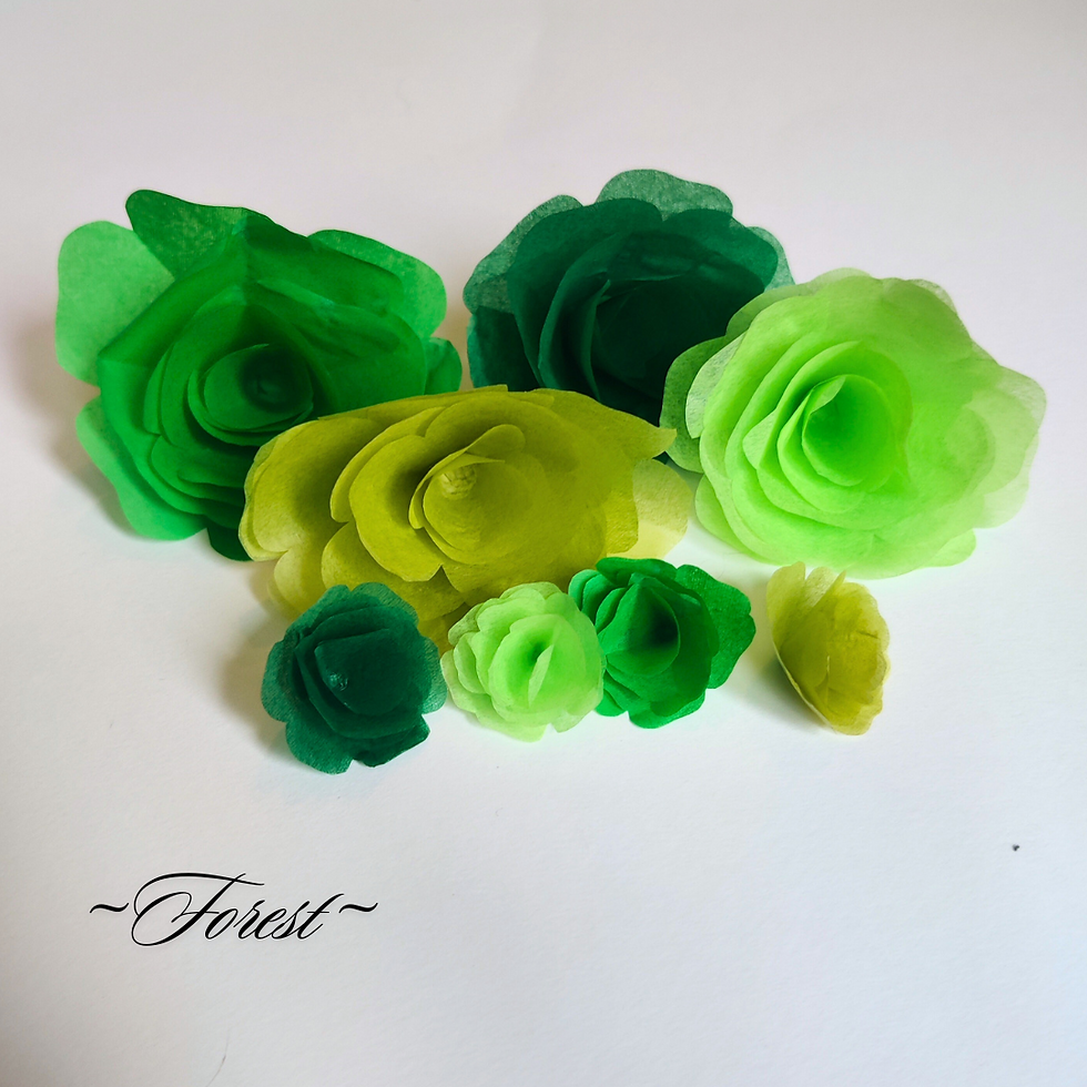 Thumbnail: Green flowers aerial view