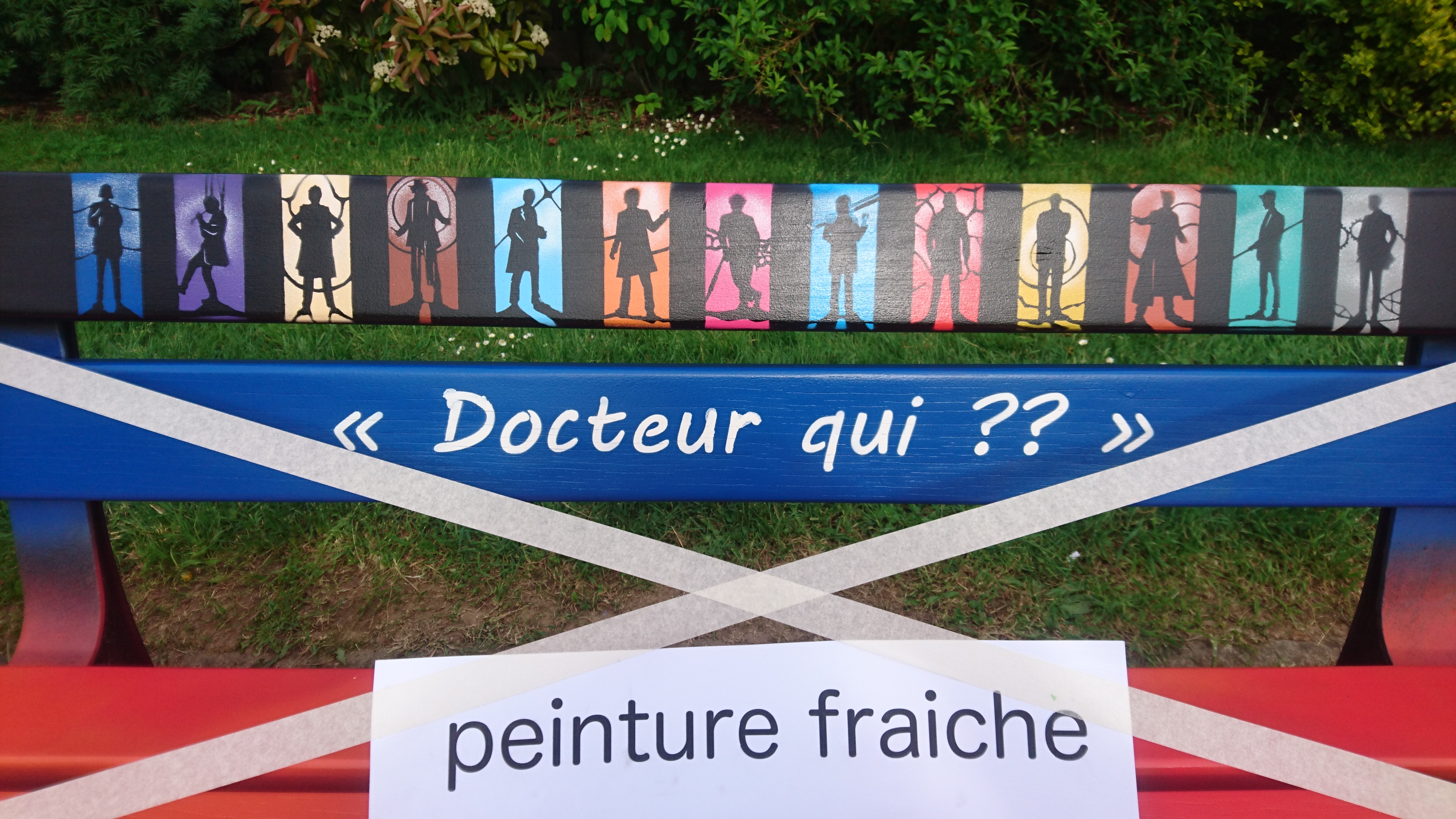 Peinture Fraîche au parc Sébire