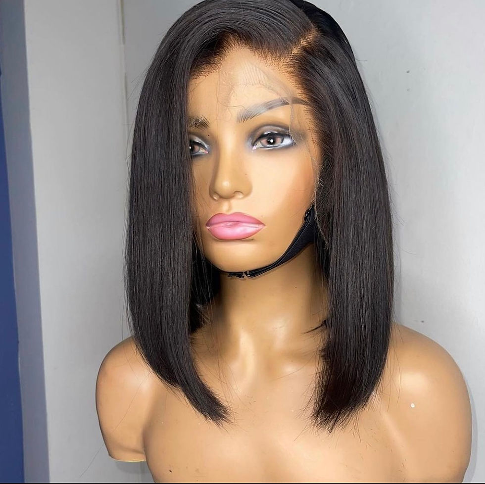 Miniature : PERRUQUE DELPHINE - Lace frontal (13*4) Raw hair - Straight