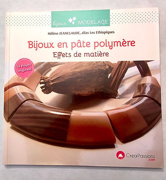 Bijoux en pâte polymère : Effets de matières