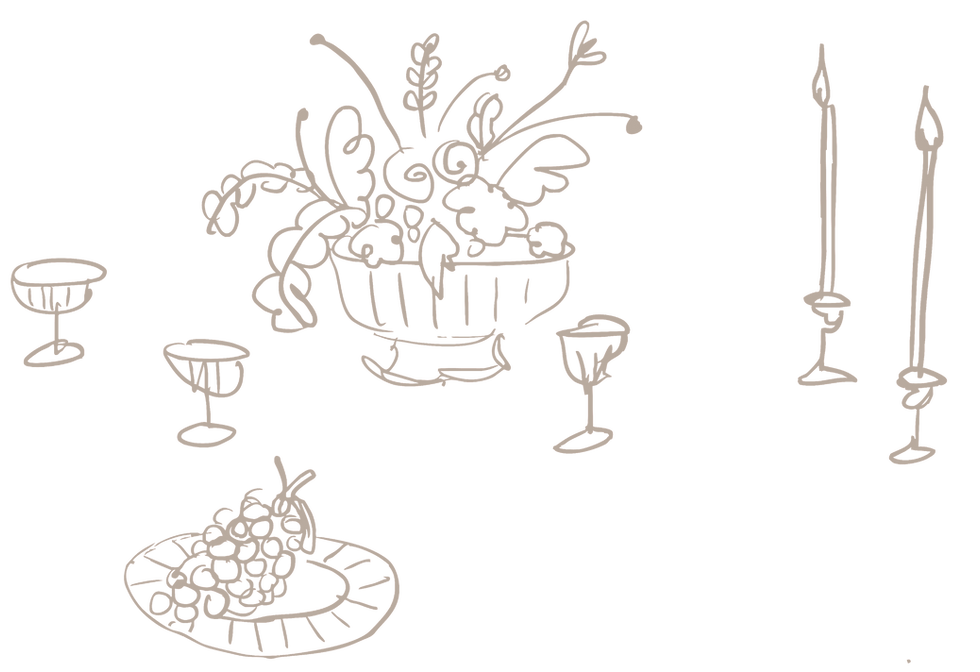 Elegant Table Sketch