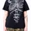 Thumbnail: Women's Summer Casual Tops Short Sleeve Round Neck Skull Print Loose Fit T-shirt