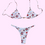 Miniaturbild: Space - Triangle Bikini Set