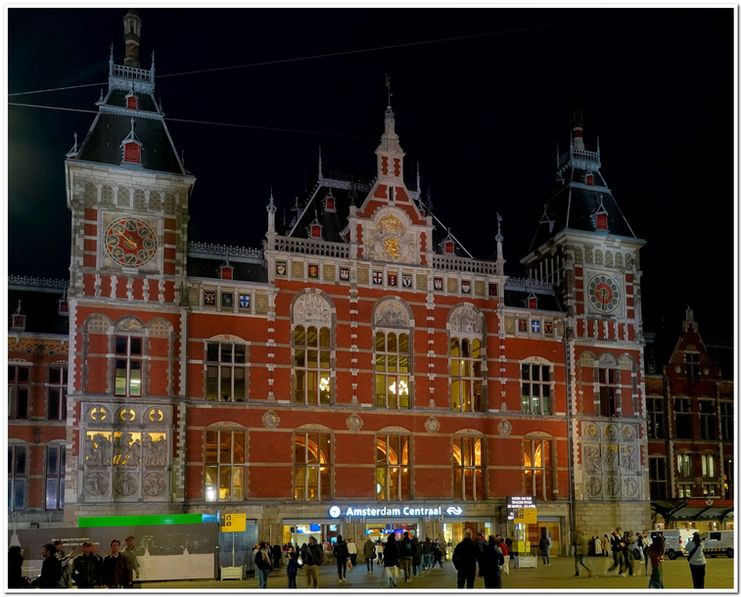 Gare centrale - Amsterdam - Pays-Bas