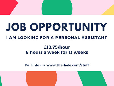 Job: I'm looking for a personal assistant