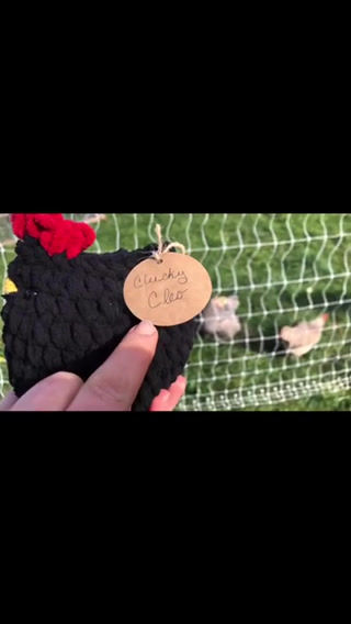 Thumbnail: Crochet Chicken - Taupe / Grey