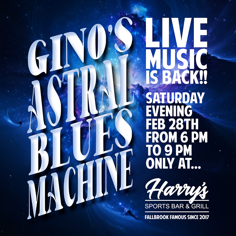 GINO'S ASTRAL BLUES MACHINE