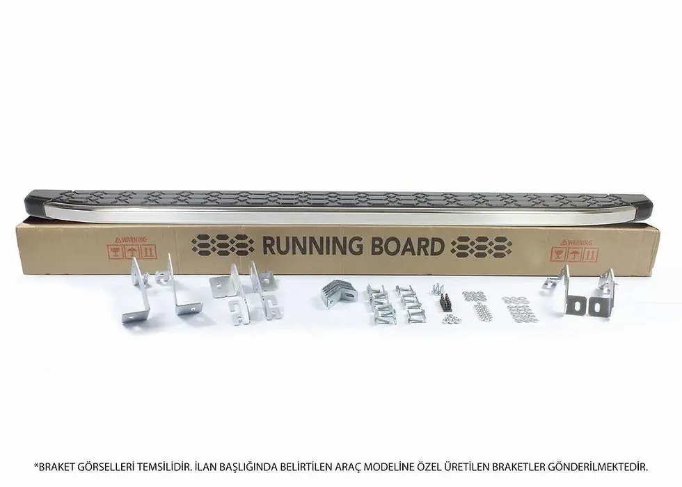 Küçük resim: Isuzu D-Max Blackline Yan Basamak Krom 2012-2019 Arası
