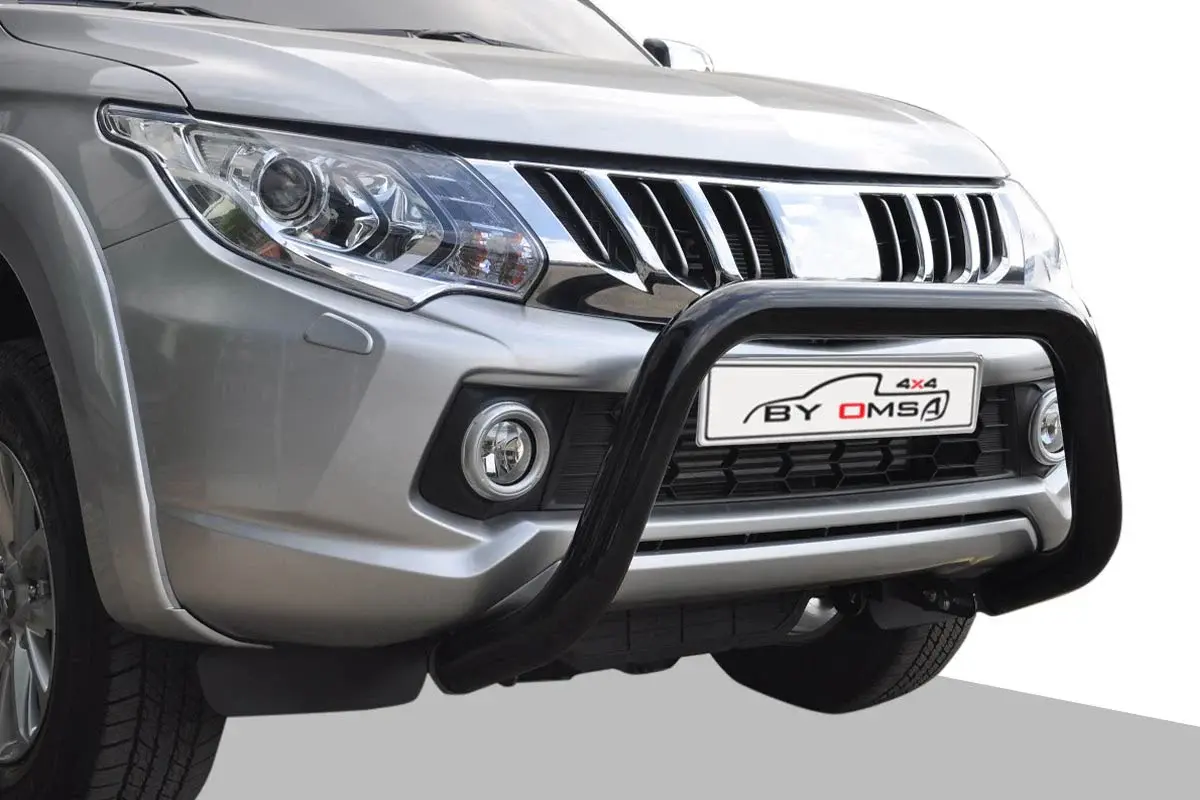Mitsubishi L200 Pars Ön Koruma Çap76 Siyah 2015-2019 Arası