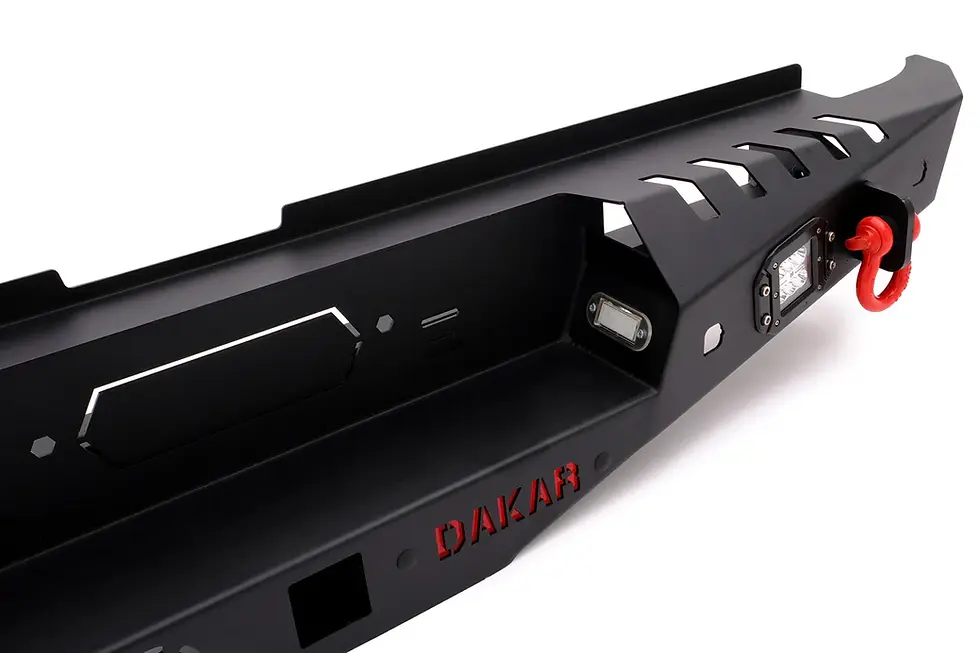 Küçük resim: Toyota Hilux Dakar Çelik Arka Tampon Ledli Sensörlü 2015 ve Sonrası