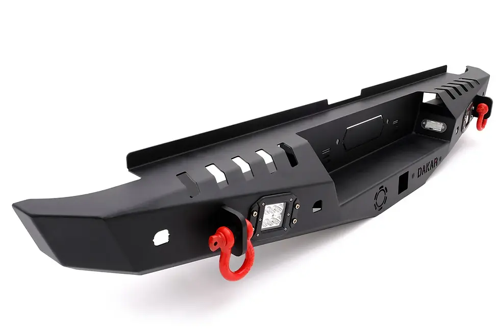 Küçük resim: Toyota Hilux Dakar Çelik Arka Tampon Ledli Sensörlü 2015 ve Sonrası