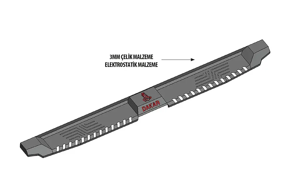 Thumbnail: VW Amarok Dakar Yan Basamak Siyah V2 2022 ve Sonrası