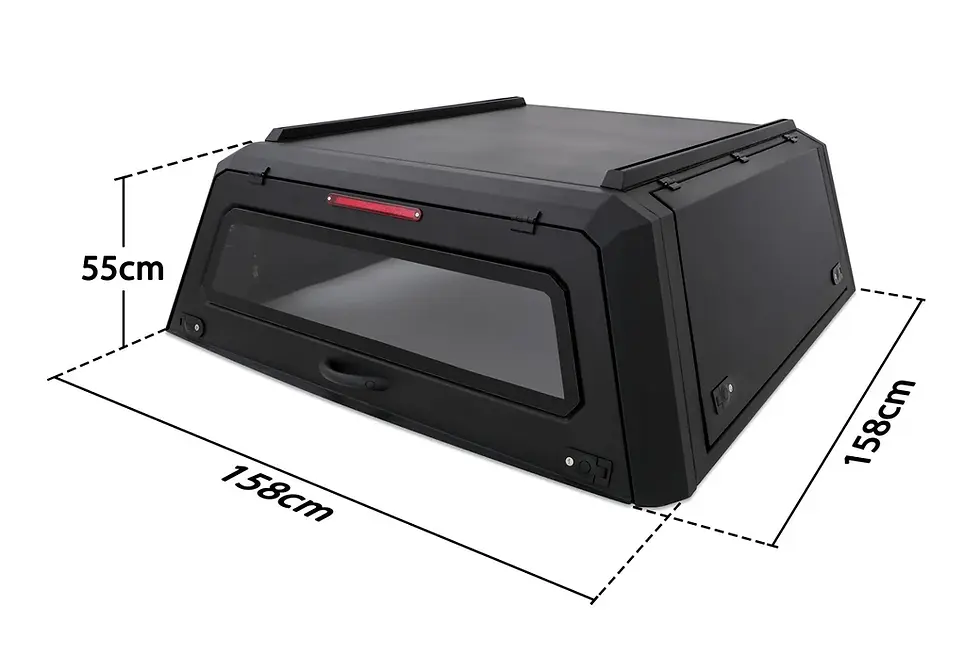 Küçük resim: VW Amarok Omcap Camlı Kabin Camp Paslanmaz Çelik 2022 ve Sonrası