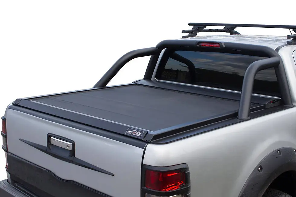 Thumbnail: Ford Ranger Wildtrack Omback Sürgülü Bagaj Kapama Siyah 2011-2022 Arası