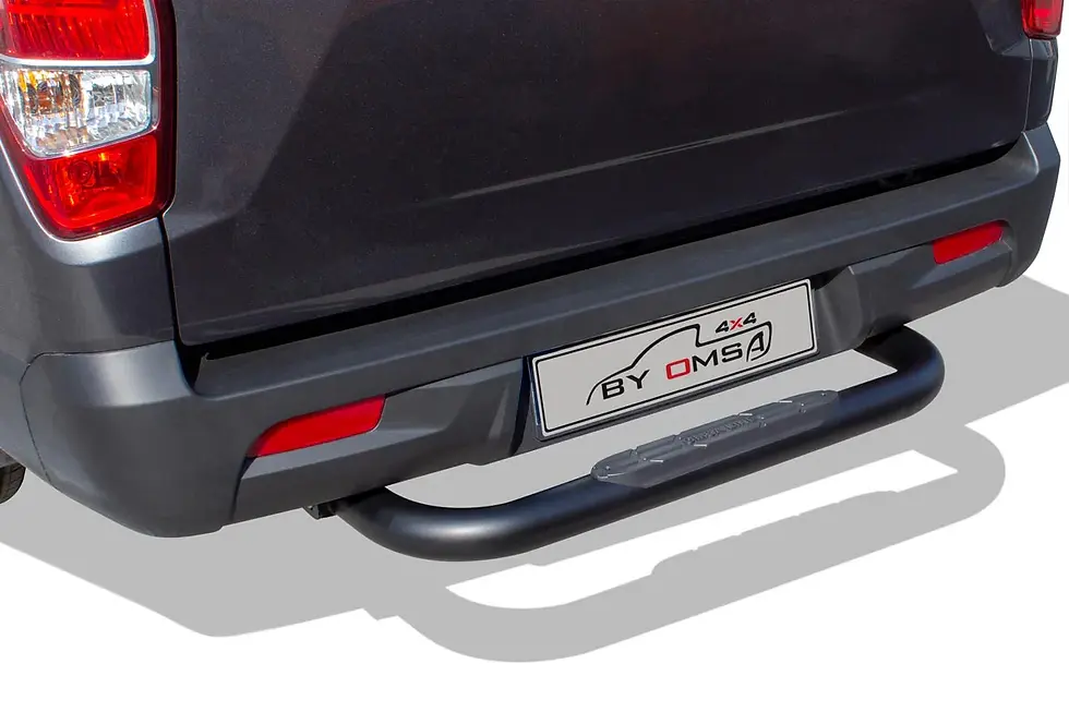 Küçük resim: Ssangyong Musso Arka Koruma Basamak Siyah Çap76 2019 ve Sonrası