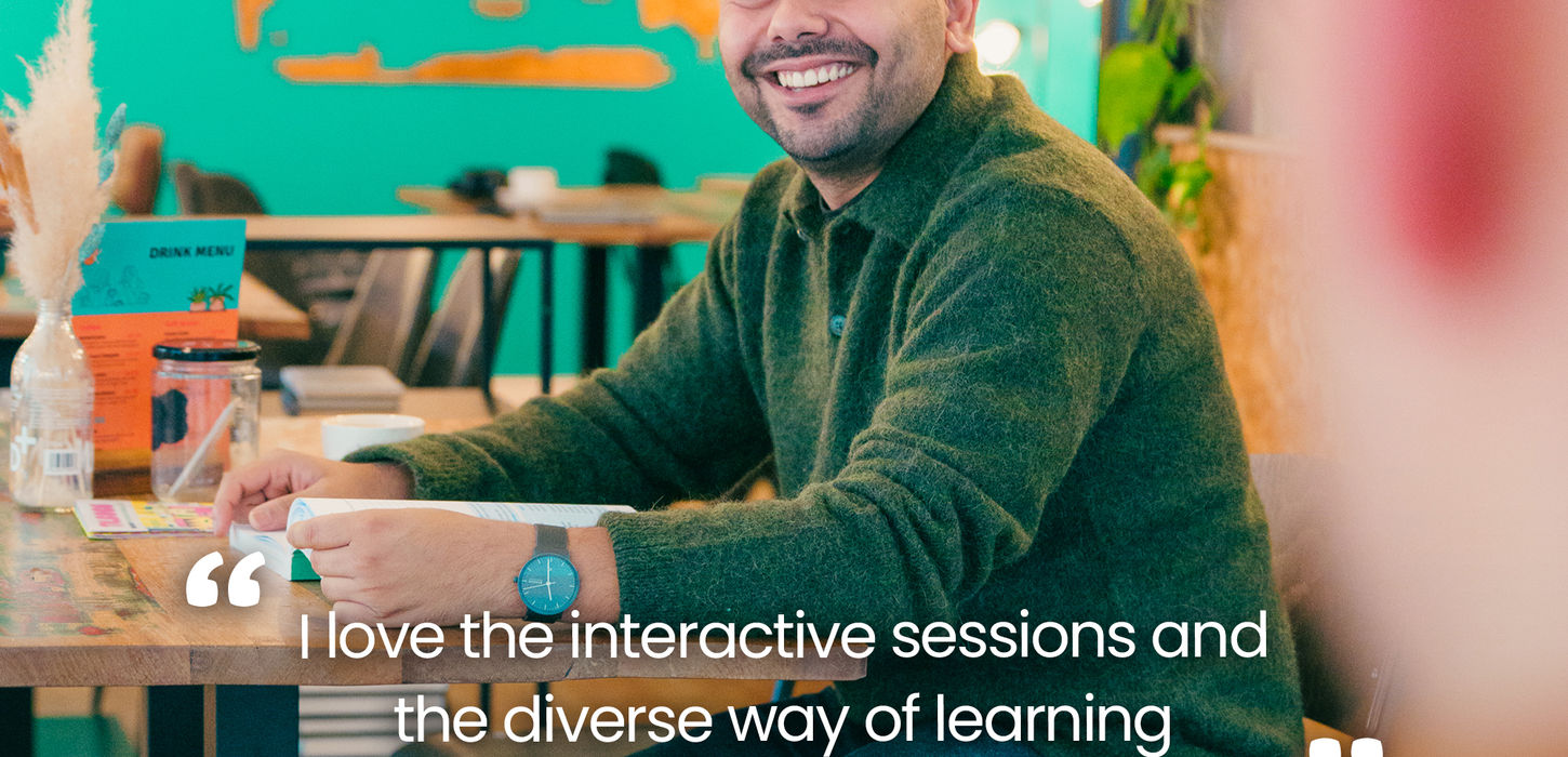 Dutch Course Testimonial by Abhi from Nepal: "I love the interactive sessions and diverse way of teaching."