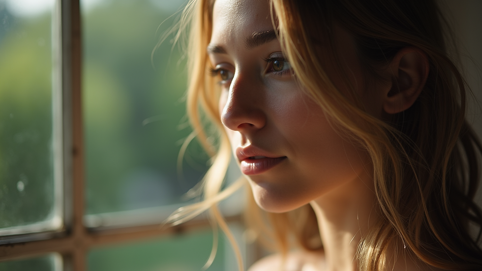 Close-up view of a serene atmosphere for self-reflection