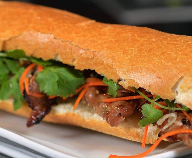 Vietnamese Banh Mi, Sub, Submarine, Sandwich, made by Saigon Subs, a Vietnamese cuisine, casual, restaurant, to eat Lunch & Dinner, Located in Duncan BC, Cowichan Valley