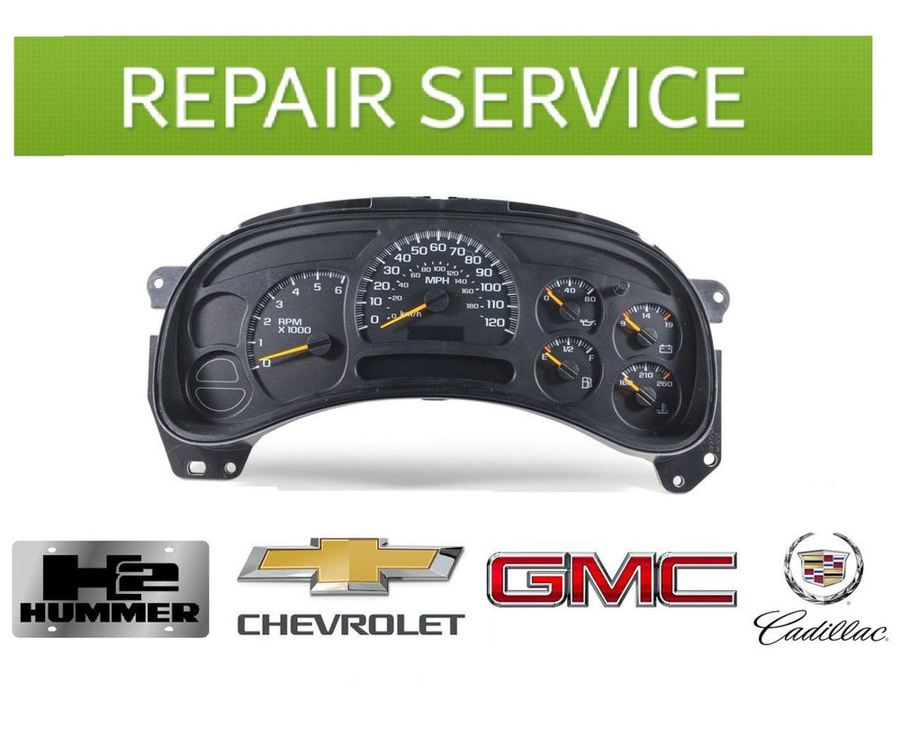 GM instrument cluster repairs