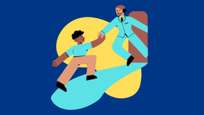 A coach guiding a colleague
