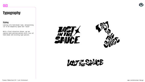 Hand-lettering from other label sketches.