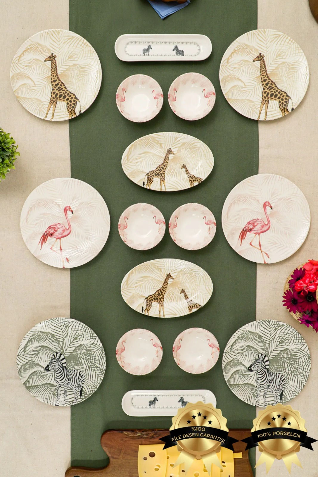 16-teiliges Frühstücksset für 6 Personen (Doga)