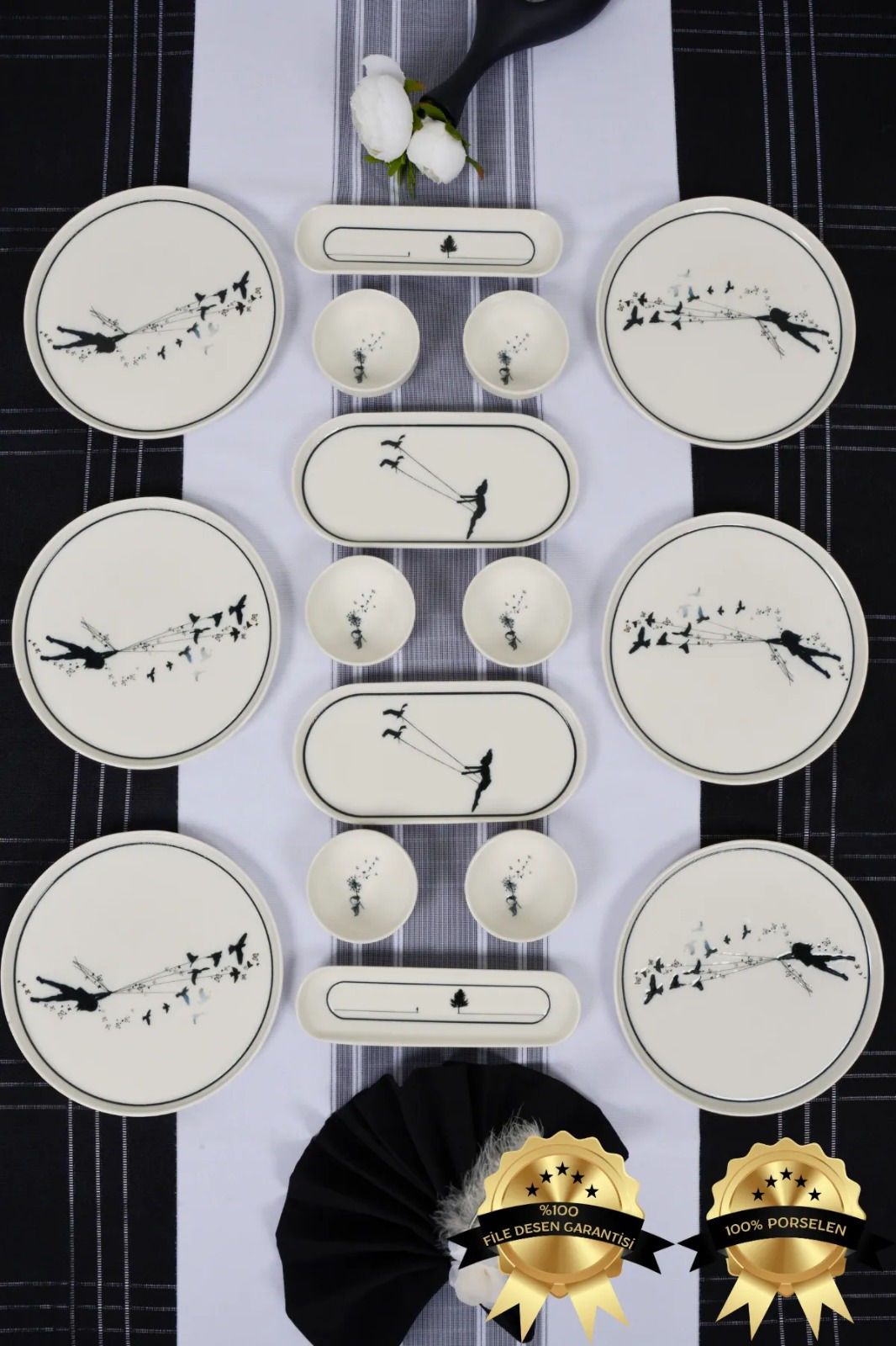 16-teiliges Frühstücksset für 6 Personen (Dügüm Model)