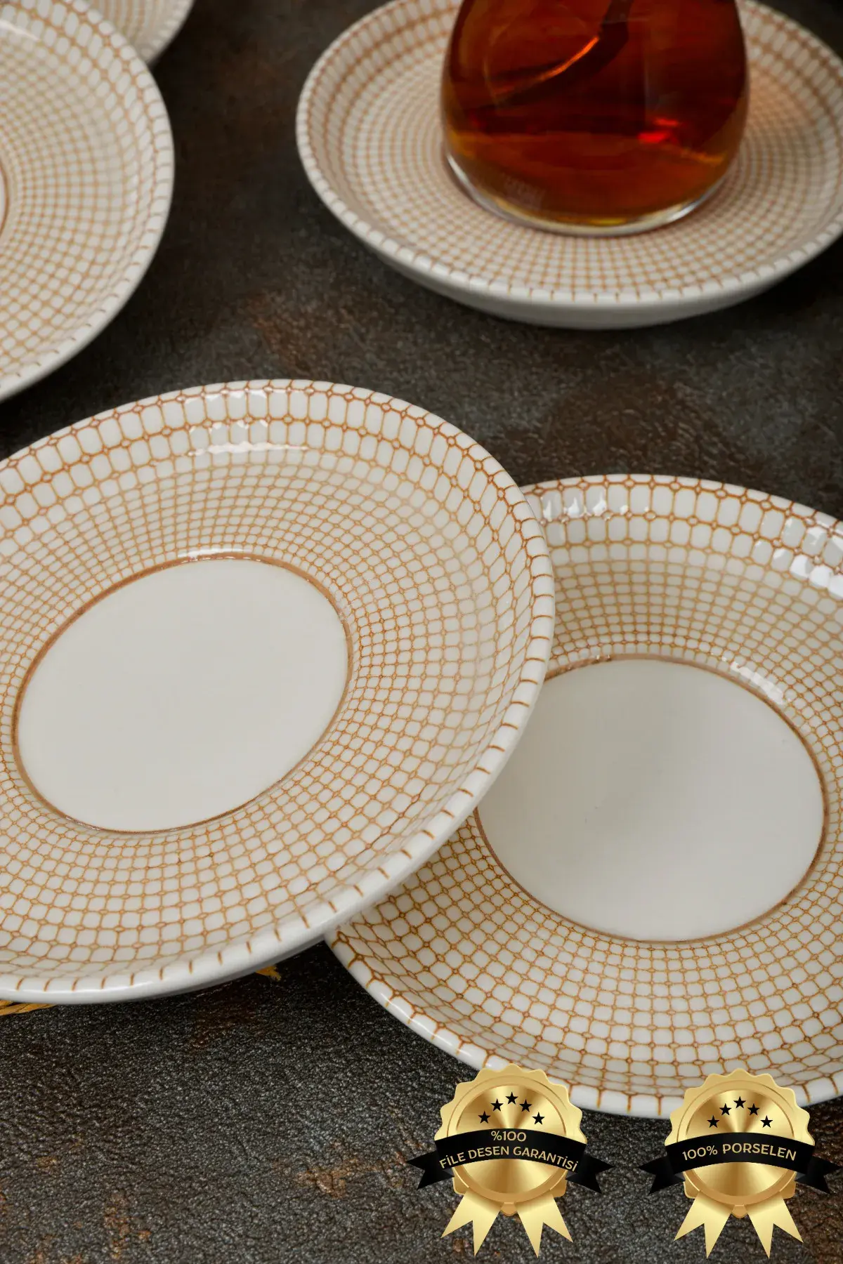 6-teiliges Untersetzer für Teegläser (Pedek)