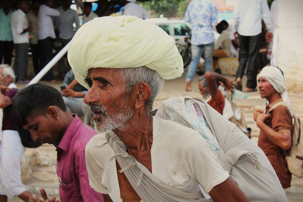 Old indian man