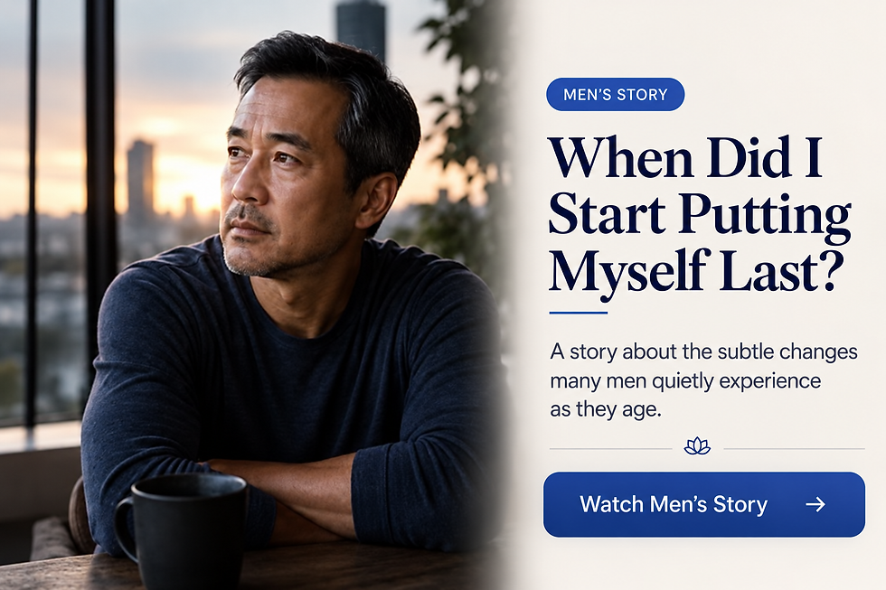 When Did I Start Putting Myself Last? Henry's story about feeling overlooked while caring for everyone else, and reflecting on wellbeing after 50.