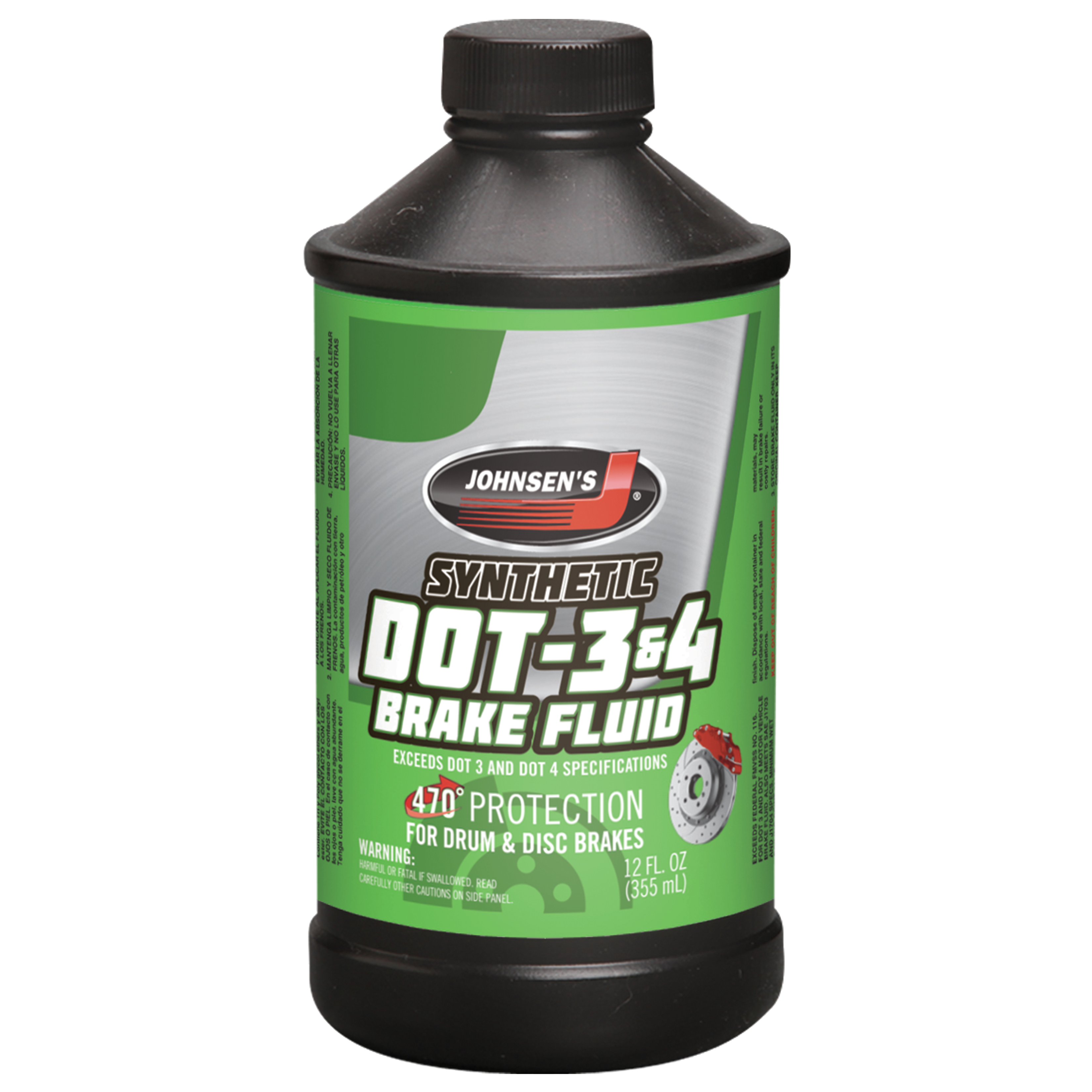 Calalta Item #0207 JOHNSEN'S DOT 4 BRAKE FLUID