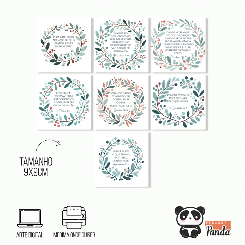 Miniatura: Kit Meu Devocional Folhas