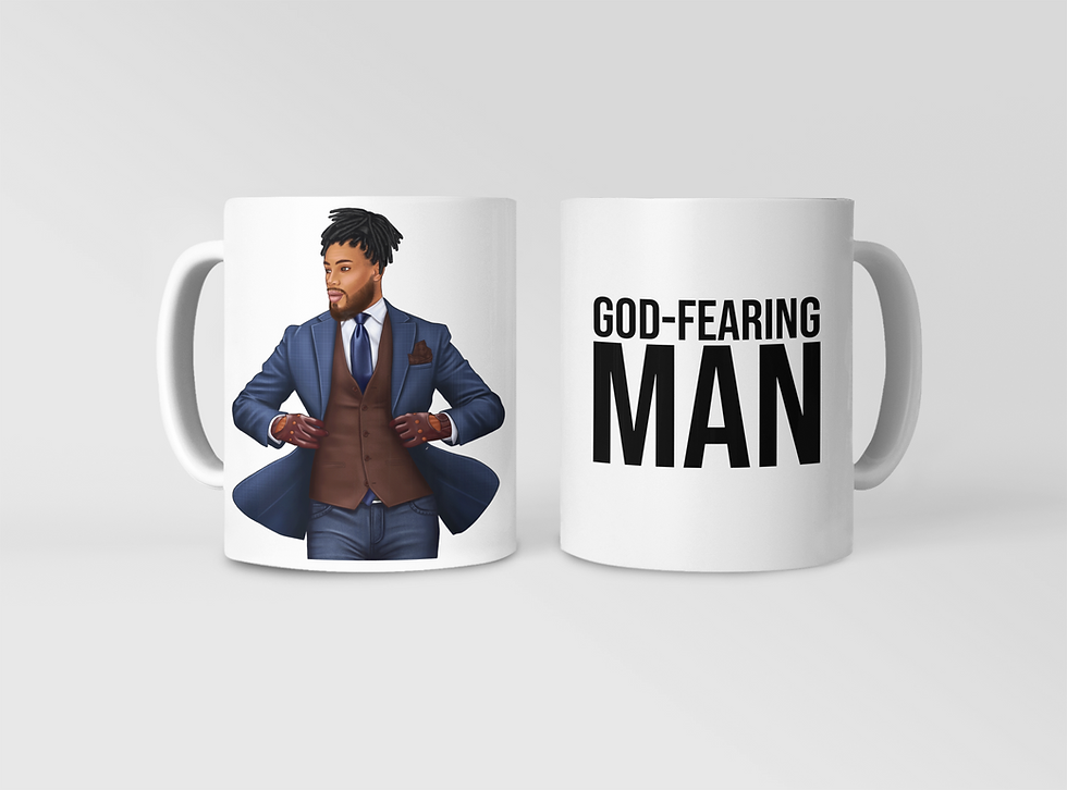 Miniatura: God Fearing Man Faith Mug