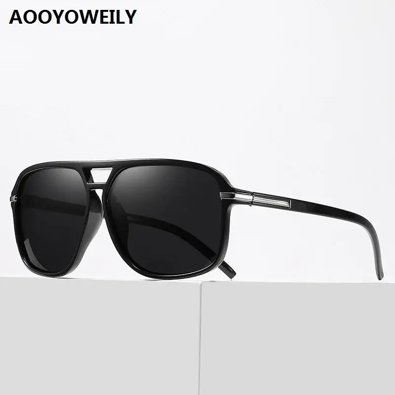 Oversized Polarized Pilot Sunglasses Anti-Glare UV Protection
