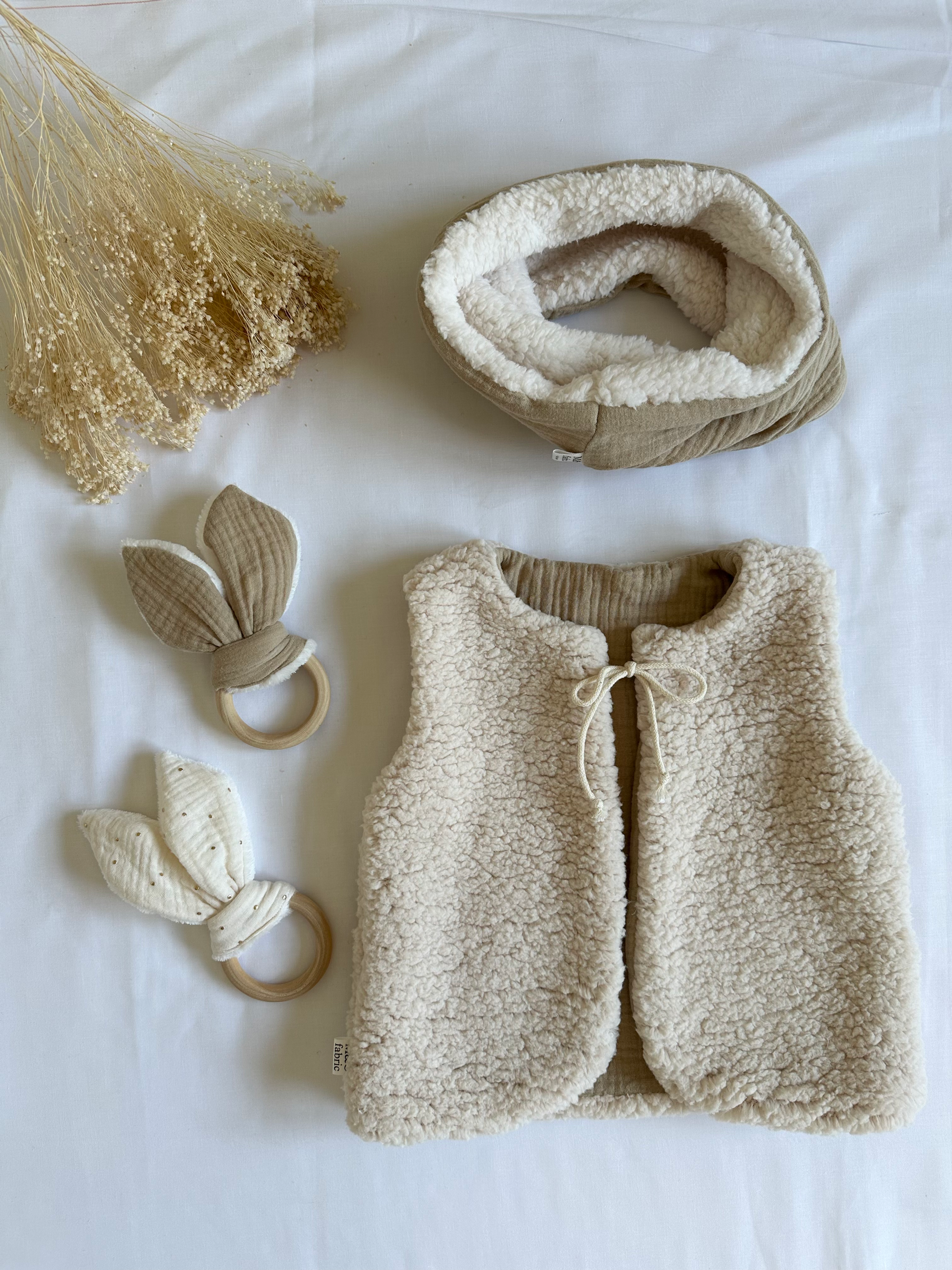 Gilet de berger Beige