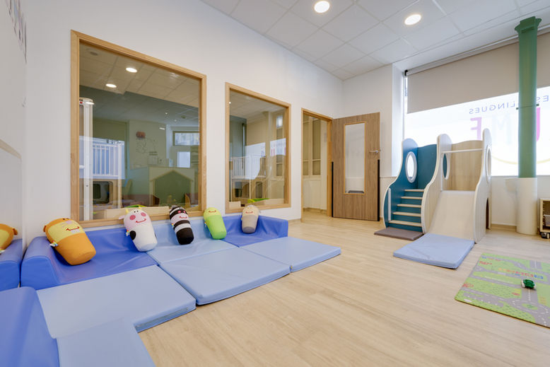 Coin bébé de la crèche Plume de Paris 18