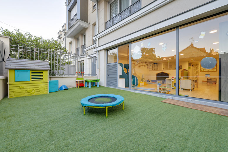 Jardin de la crèche Plume de Poissy