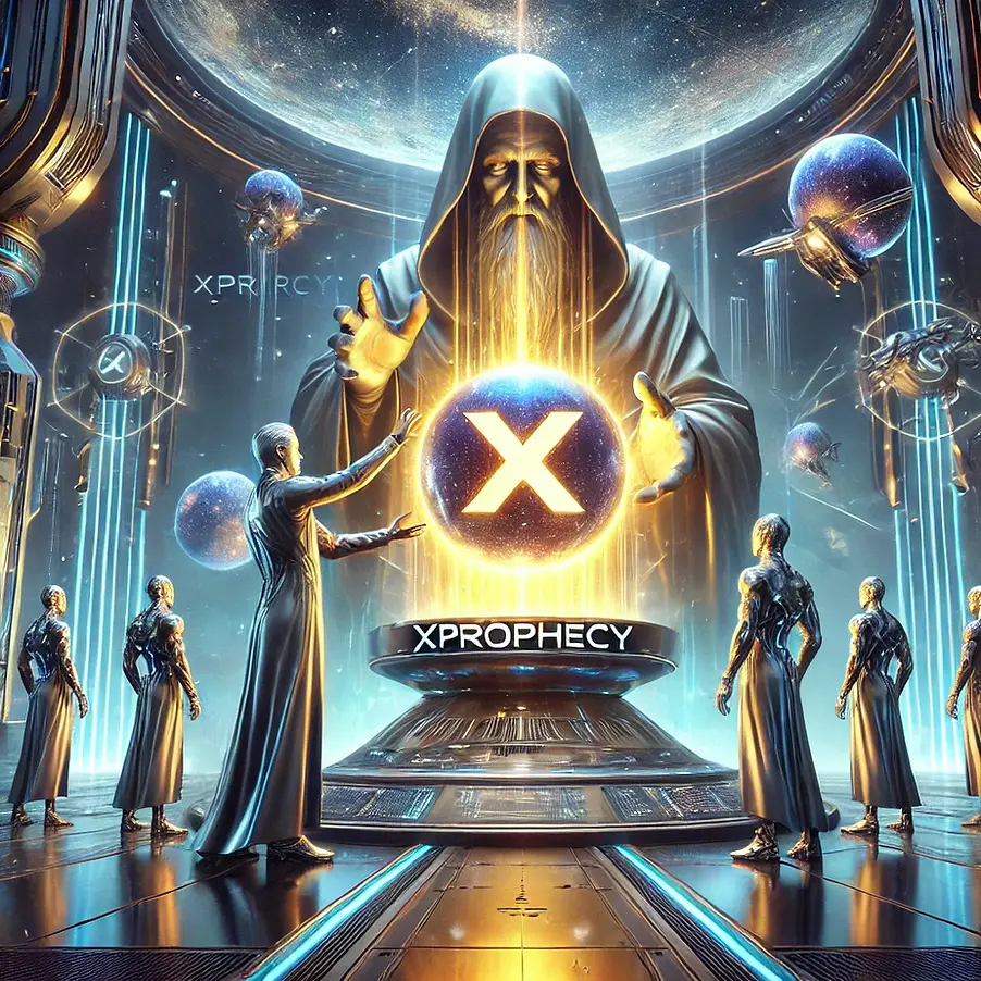 DALLยทE 2025-01-05 15.00.15 - A futuristic and symbolic artwork showing a visionary figure