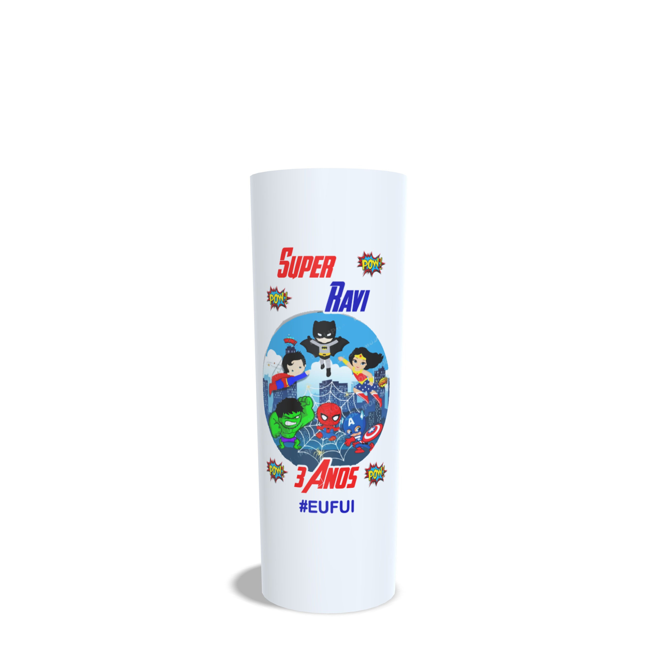 Heróis Cute - Long Drink Personalizado
