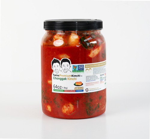 Twins Kimchi Chonggak Kimchi 64oz | Twins Premium Kimchi